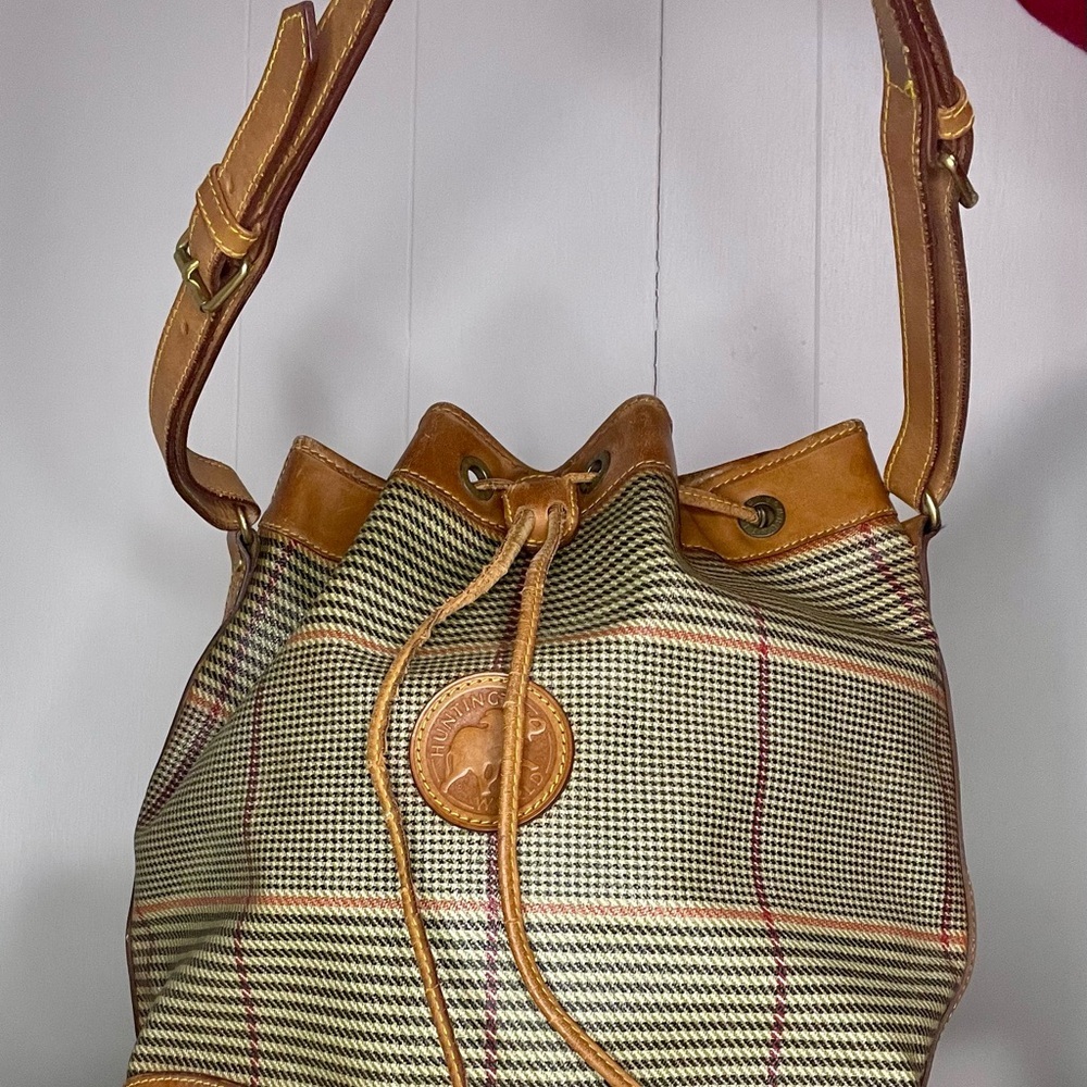 Hunting World Plaid Bucket Bag - Picture 2 of 13